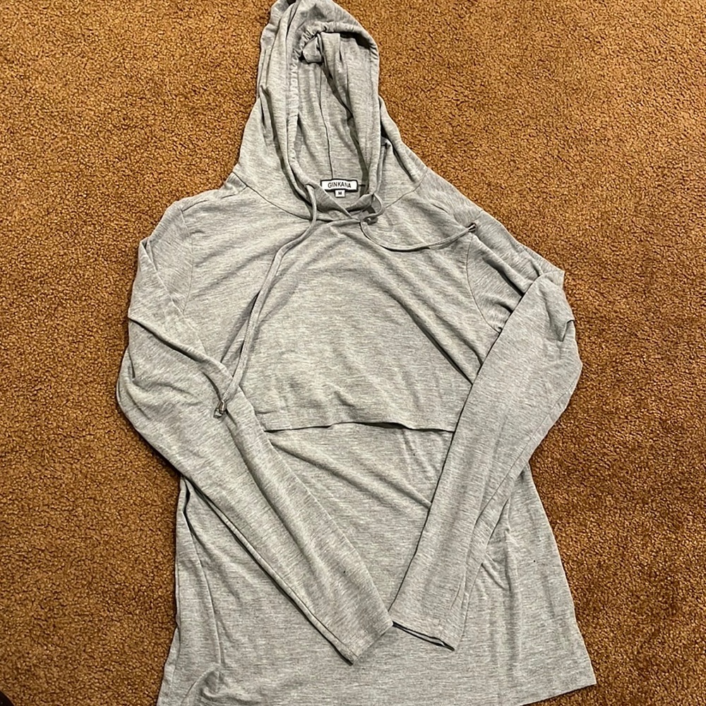 Nursing athletic sweatshirt